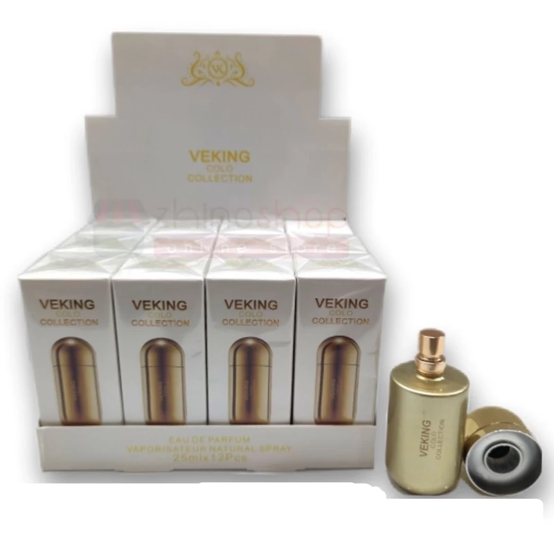ادکلن مینیاتوری 212VIP طلایی زنانه 25ml ویکینگ